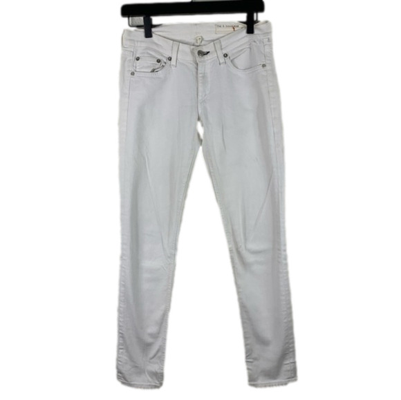 RAG & Bone Women Skinny White Denim Jeans Size 26. - Picture 2 of 8